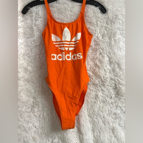 adidas Other - Adidas Original Womens Orange Trefoil Swim - XS ED7470